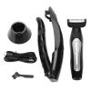 Back Shavers for Men, Men Electric Body Grooming Trimmer Kit for Facial Arm Beard Back, Adjustable Removable Handle with Extreme Reach, Wet Dry Shaving Men Back Groomer view 1