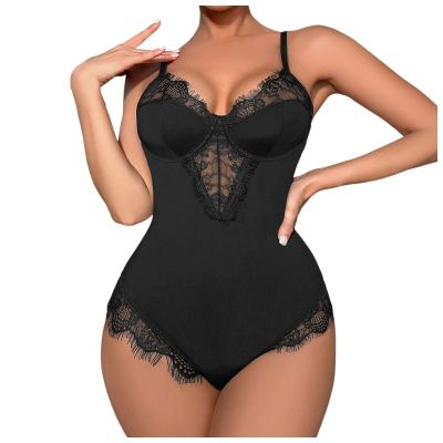 WILLBEST bodysuit for women red pvc dress body suit ladies shapewear basic unitards for womens leotard black mesh bodysuit lace slip dress red catsuit panties girdle ladies clothes shapewear