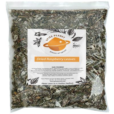 Raspberry Leaves Cut | Leaf Premium Quality by Spice Planet 25g-1.9kg (1900 Grams)