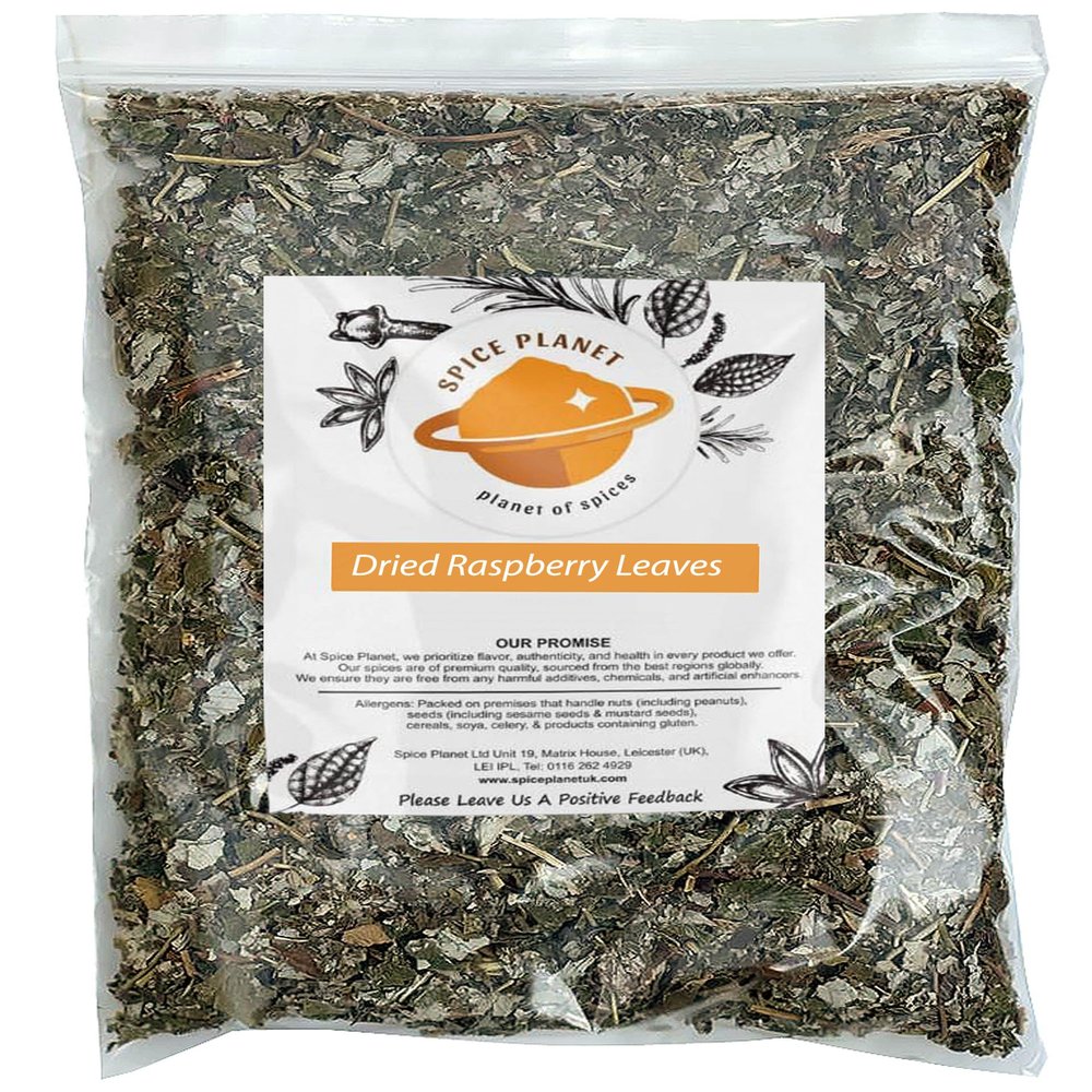 Raspberry Leaves Cut | Leaf Premium Quality by Spice Planet 25g-1.9kg (1900 Grams)
