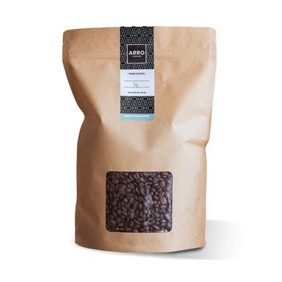 ARRO Coffee - Signature House Blend Coffee Beans - Medium Roast - Rich & Smooth with Notes of Chocolate, Caramel, and Subtle Spice - Roasted in the UK - 1kg Bag