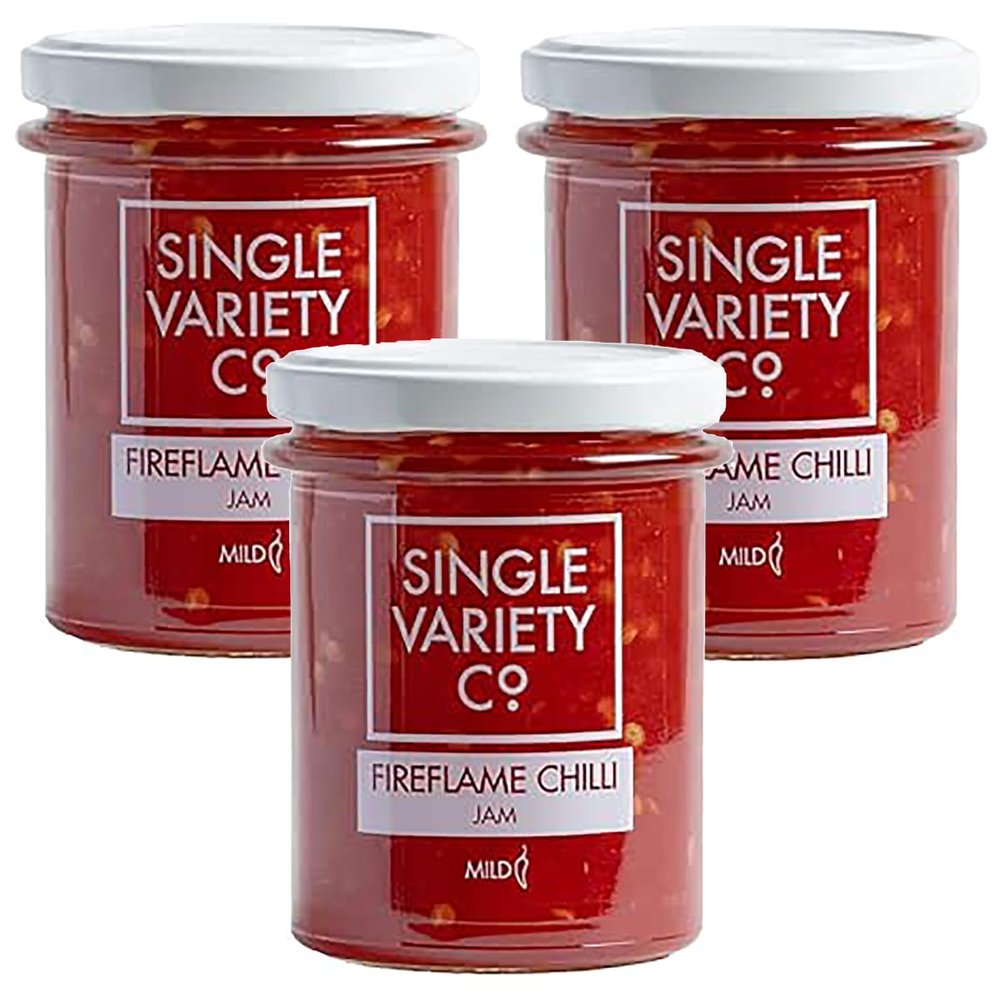 Single Variety Co - Fireflame Chilli Jam - 225g - Pack of 3