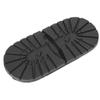 Anti Slip Shoes Replacement Soles Rubber Mute Boots Front Heel Soles Flexible Mute Half Shoe Sole Shoes Repair Accessories (Black Heel) view 1