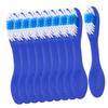 SKISUNO 20pcs Self- Toothbrush Short Handle Security Toothbrush for Prison Jail Correctional Facility Use Blue Extra Soft view 1