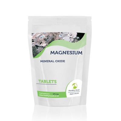 Magnesium 120 Tablets 375mg  Essential Mineral Supplement for Bone Health, Muscle Function, and Energy Production  Vegan-Friendly