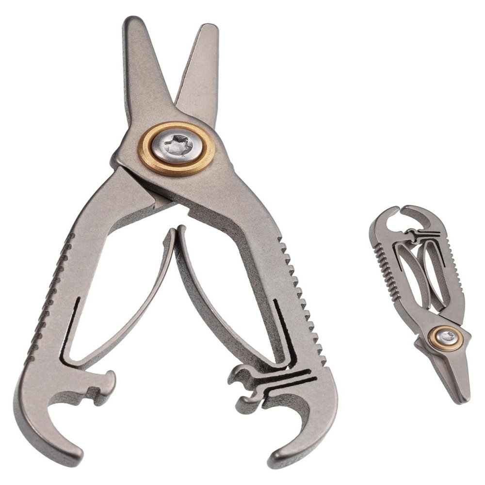 TIKIDESIGN Titanium Nose Hair Scissors
