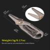 TIKIDESIGN Titanium Nose Hair Scissors view 4