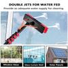 12-36 Foot (Long Reach) Photovoltaic Panels Cleaning Brush & Pole with 20m Hose, Water Fed Pole Kit Outdoor Window Glass Cleaning Tool,5.4/18ft view 3
