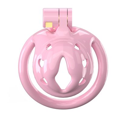 Men's Pink Ultra Small Recessed Reverse Fitness Cage with 5 Rings A21 (04, Flat Ring)