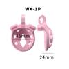 Men's Pink Ultra Small Recessed Reverse Fitness Cage with 5 Rings A21 (04, Flat Ring) view 3