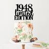 Limited EDITION 1982 cake topper 42th birthday happy birthday cake topper men and women cheer 42 years old handmade black glitter cake decoration (1948) view 4