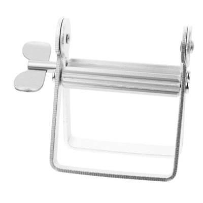 minkissy Bathroom Gadget Ointment Squeezer Hair Dye Squeezer Metal Reusable Toothpaste Extruder