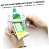 minkissy Bathroom Gadget Ointment Squeezer Hair Dye Squeezer Metal Reusable Toothpaste Extruder view 2
