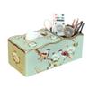 DFHS46JK Tissue Box Cover Multifunctional Rectangular Tissue Paper Holder Box Cover Case Napkin Holder Coffee Table Desktop Remote Control Storage Tissue Box In Living Room view 1