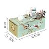 DFHS46JK Tissue Box Cover Multifunctional Rectangular Tissue Paper Holder Box Cover Case Napkin Holder Coffee Table Desktop Remote Control Storage Tissue Box In Living Room view 2