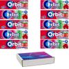 10 x Mixed Orbit Watermelon & Strawberry Sugar free Chewing gum Packs 14g With Gift Box view 3
