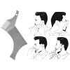 Stainless Steel Beard Shapers With Comb Beard Shaping Styling Tool Beard Shaping Template Guide Comb For Man Beard Trim view 2