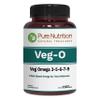 Pure Nutrition Vegan Omega 3-5-6-7-9 | 120 Softgels | 600mg Veg Omega per Serving of 2 Softgels | Multi Omega Supplement for Overall Health | Non GMO | Gluten Free view 1