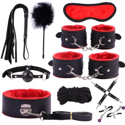 10-Piece, Red and Black Premium Yoga, Athletic Casual Play Set