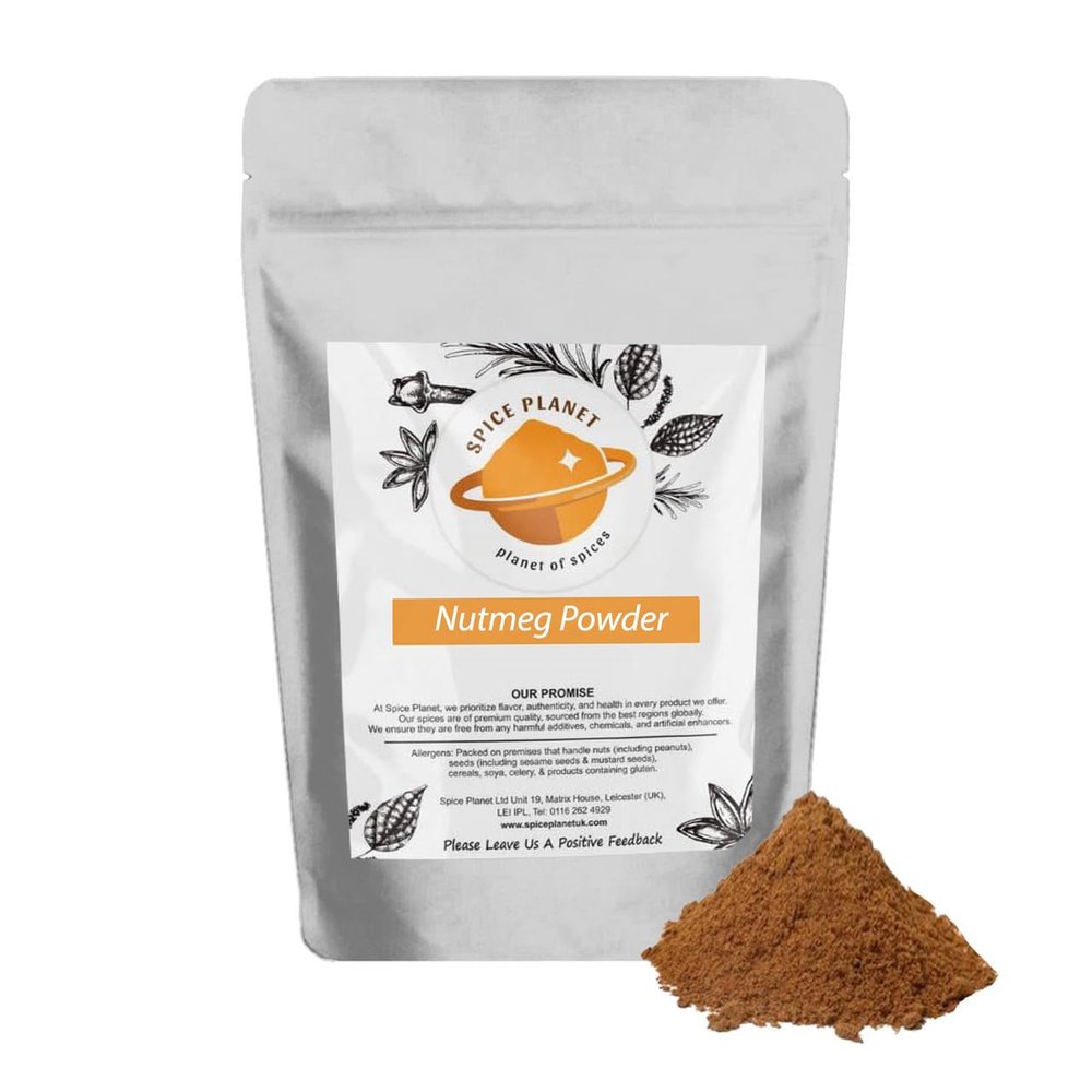 Nutmeg Ground Powder (Jaiphal | Jaifal | Jatiphal) Premium Quality by Spice Planet 25g-1.9kg (450 Grams)