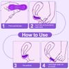 ACWOO Menstrual Discs, 2PCS Reusable Period Disc (S & L) with Storage Bag, Flat-Fit Cup, Medical-Grade Silicone Moon Disc, Feminine Care Hygiene Products, Better Alternative to Sanitary Pad & Tampon view 4