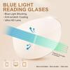 SKYWAY 2 Pack Reading Glasses for Women Men, Fashion Oversized Blue Light Blocking Computer Readers with Spring Hinge Anti Eyestrain UV Protection Black/Brown Tortoiseshell 1.0+ view 3