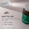 Organic Stinging Nettle Root Extract 2000mg | High Strength 4:1 Extract Stinging Nettle Supplement | 60 Vegan Capsules | Made in The UK | Sustainably Packaged & Produced view 4