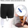 HELINAZI Wearable Urine Bag Incontinence Pants for Men, Urinary Leak Proof Leg Silica Gel Urinal Catheter Urine Collector,M view 4