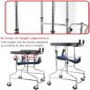 Standing Support Walking Frame, Rollator Walker for Adult, Heavy Duty Adjustable Height Walking Aids with 4 Lockable Universal Wheels, Seat Cushion, Armpit, Armrest,Standard Walker(100-125cm-A) view 4