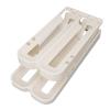Egg Holder for Refrigerator, 2-Tier Fridge Egg Dispenser, Space Saving Egg Rack for Kitchen, Egg Storage Container, Rolling Egg Dispenser for Organizing view 1