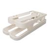 Egg Holder for Refrigerator, 2-Tier Fridge Egg Dispenser, Space Saving Egg Rack for Kitchen, Egg Storage Container, Rolling Egg Dispenser for Organizing view 2