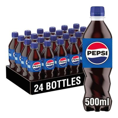 Pepsi Regular Cola 500ml (Pack of 24)