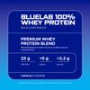 USN Blue Lab Whey Protein Powder, Vanilla Flavour - 476g (14 Servings), Premium Whey Isolate Protein Dietary Supplement, Post Workout Lean Muscle Growth BCAA Amino Acids Powder view 4