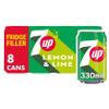 7UP Regular 8 x 330ml Cans view 1
