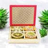 Ghasitaram Gifts Jaiccha Mini Mithai Cakes in Carving Box|Gift for Diwali,Holi,Rakhi,Valentine,Christmas,Birthday,Anniversary,Gift for Her,Him,Mothers Day,Fathers Day| view 1