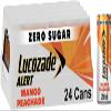 Lucozade Alert Mango Peachade Zero Sugar, 24x250ml cans High Caffeine Energy Drink Great Taste Contains vitamin B3 view 4
