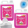 5 Litres Pink Toilet Rinse Disinfectant Bottles For Caravans, Motorhome & Portable Toilets (4) view 1