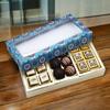 Ghasitaram Gifts Jaiccha 3 Part Printed Box of Bites and Exotic Sweets|Gift for Diwali,Holi,Rakhi,Valentine,Christmas,Birthday,Anniversary,Gift for Her,Him,Mothers Day,Fathers Day| view 1