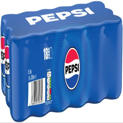 Pepsi Regular Cans, 18 x 330ml