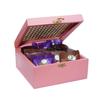 Ghasitaram Gifts Jaiccha Pink Cane Rattan Box of 16 Goodies|Gift for Diwali,Holi,Rakhi,Valentine,Christmas,Birthday,Anniversary,Gift for Her,Him,Mothers Day,Fathers Day| view 1