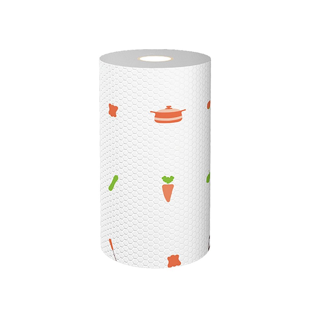 Glomora 50pcs Kitchen Paper Towels Wet Dry, Single Use Polyester Dish Towels, Unscented Disposable Microfiber Towels, Super Absorbent Wipe Clean for Dishwashing Kitchen Supplies