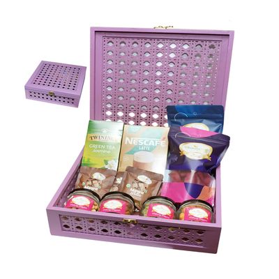 Ghasitaram Gifts Jaiccha Big Cane Box of 13 Goodies Variation|Gift for Diwali,Holi,Rakhi,Valentine,Christmas,Birthday,Anniversary,Gift for Her,Him,Mothers Day,Fathers Day|