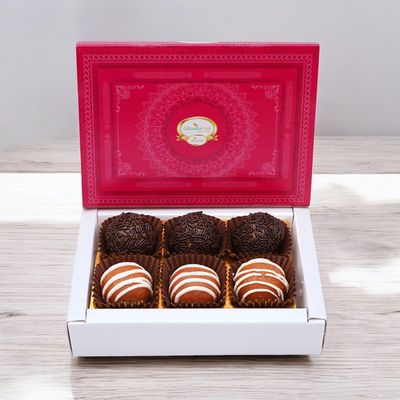 Ghasitaram Gifts Jaiccha Assorted Fancy Dryfruit Laddoos 6 pcs|Gift for Diwali,Holi,Rakhi,Valentine,Christmas,Birthday,Anniversary,Gift for Her,Him,Mothers Day,Fathers Day|