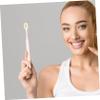 SOESFOUFU 3pcs Soft Bristle Toothbrushes for Adults Wide and Thin Brush Head Gentle Gum Protection Comfortable Handle Household Pack view 3