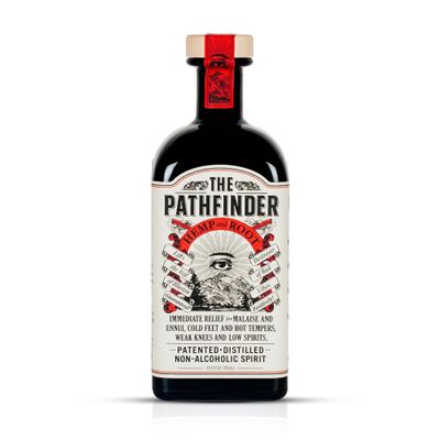 The Pathfinder distilled non alcoholic spirit | Alcohol free cocktails | Cocktail ingredient | Bittersweet elixir | 700ml | Mystical and provocative | Monday-Friday next day DHL Express delivery