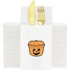Tsffae 10pcs/set Napkins with Built in Flatware Pocket Halloween Disposable Napkins Prefolded Napkins Halloween Dinner Supplies view 1