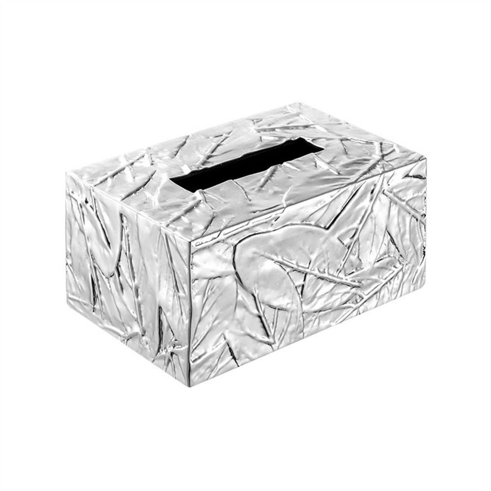 DFHS46JK Tissue Box Cover Living Room High-end Stainless Steel Drawer Box Hotel Tissue Box Light Luxury Upscale Modern Commercial In Living Room(Small)
