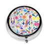 Mexican Otomi Animals Mini Medicine Box Portable Pocket Medicine Box Travel Pill Box Pill Container Daily Home Use view 1