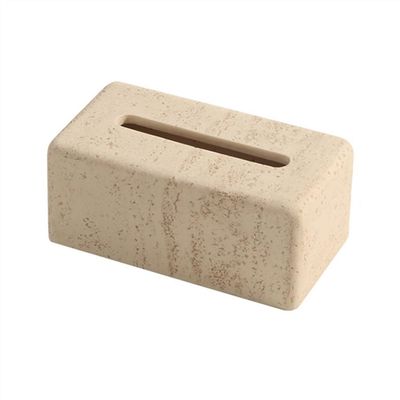 DFHS46JK Tissue Box Cover Simple Tissue Box Holder Desktop Tissue Box Tissue Paper Holder for Bathroom Living Room Bedroom Vanity Kitchen Office Home Decor In Living Room