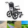 14x1.75 Rear Wheels for Wheelchair, 14 Inch Manual Wheelchairs Replacement Wheel, Solid Non-Inflatable Tire, Replaceable Trolley Rear Wheel Assembly (1 Set of 2) view 2